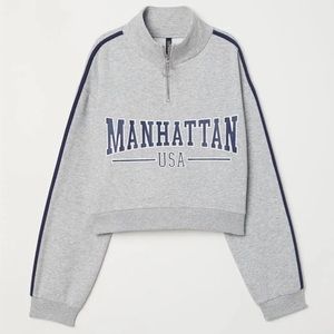 Divided H&M | Cropped Manhattan Sweatshirt | Size M